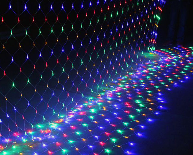 Multi Color LED Net Lights for Outdoor Decoration | YanDecor