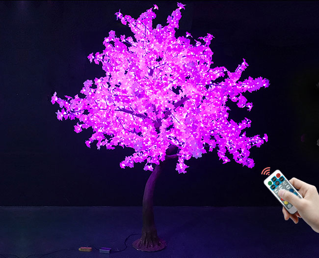 Color Changing Tree Lights with Remote Control | YanDecor